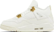 Air Jordan 4 Retro 'Sail Metallic Gold' Wmns